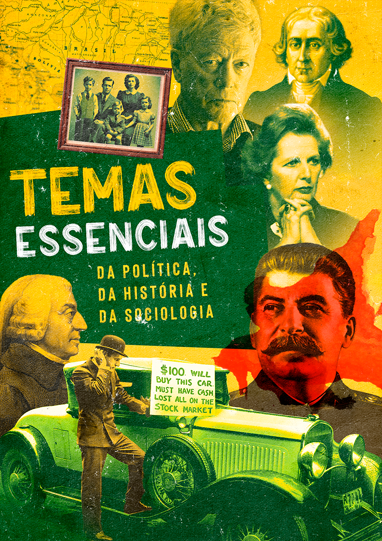 Temas essenciais da política, história e da sociologia.