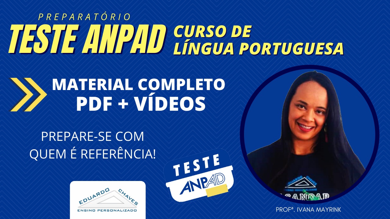 Teste Anpad 2022 - 2023 - Curso de provas ao vivo para a edição de novembro  de 2022